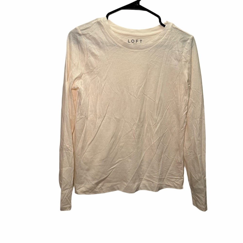 NWT Loft Cream Blouse Size Small